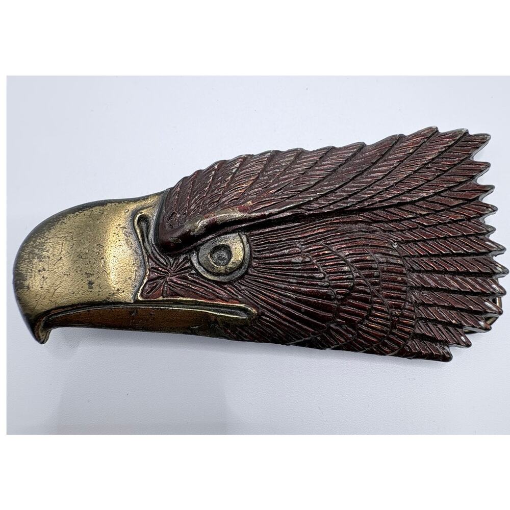 1979 Limited Edition Brass Eagle Head Belt Buckle